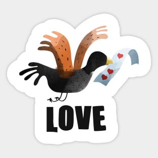 Love valentine day Sticker